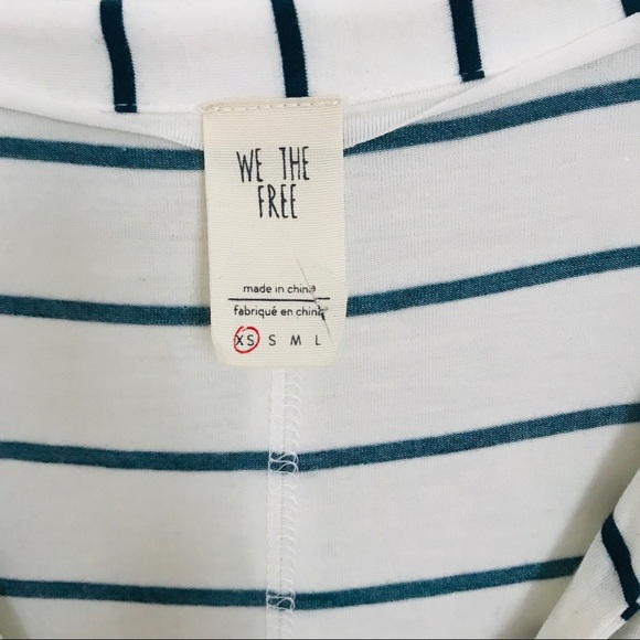 Free People Oversized Flowy Batwing 3/4 Sleeve Top - Picture 6 of 6